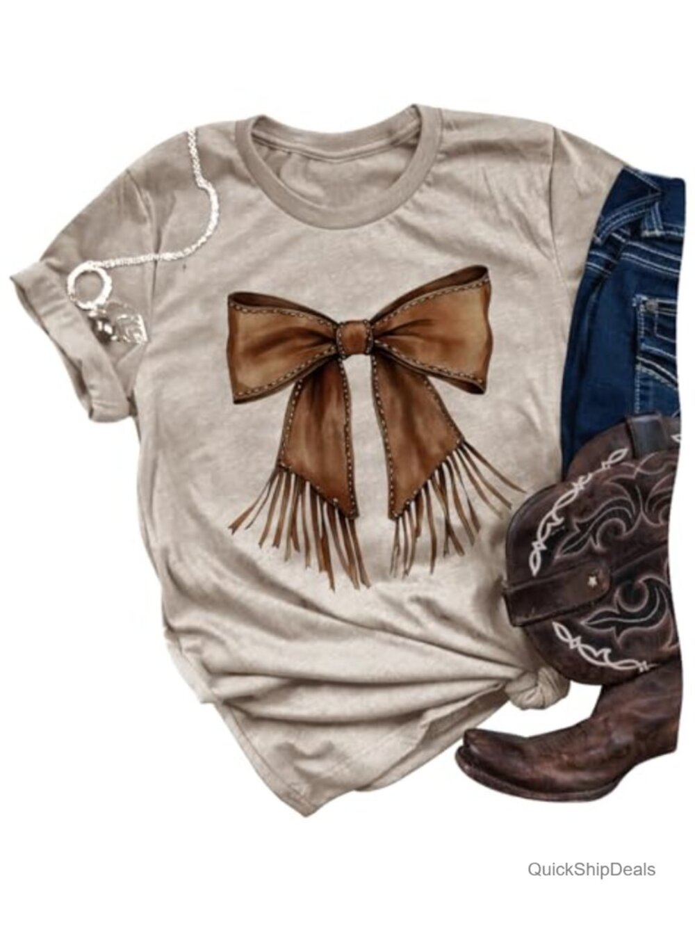 Women's Country Music Graphic T-Shirt Cotton Polyester Crew Neck Short Sleeve